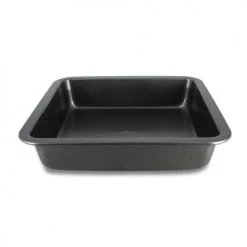Menastyl Plats à Four Moule à Gateau à Forme Carré En Acier Carbone 22,5 X 22,5 Cm -Accessoires de cuisson Soldes moule a gateau a forme carre en acier carbone 22 5 x 22 5 cm 4