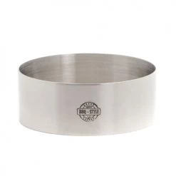 GEFU Plats à Four Moule Pour Hamburger En Acier Inoxydable Noir