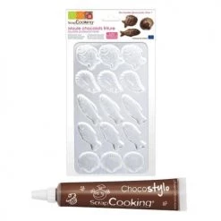 ScrapCooking Plats à Four Moule Rigide Pour Fritures En Chocolat + 1 Stylo Chocolat Offert