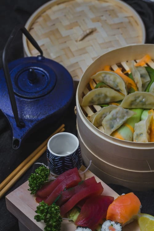 World Of Flavours Casseroles Panier Vapeur à 2 Niveaux En Bambou Marron 7 World Of Flavours Casseroles Panier Vapeur à 2 Niveaux En Bambou Marron – Image 6