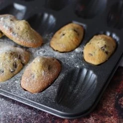 Menastyl Plats à Four Plaque à 12 Madeleines En Acier Carbone Anti Adhésif -Accessoires de cuisson Soldes plaque a 12 madeleines en acier carbone anti adhesif 5