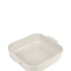 Peugeot Saveurs Plats à Four Plat à Four Carré En Céramique Blanche 28x28cm -Accessoires de cuisson Soldes plat a four carre en ceramique blanche 28x28cm