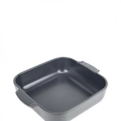 Accessoires de cuisson Soldes -Accessoires de cuisson Soldes plat a four carre en ceramique grise 28x28cm 2