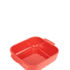 Peugeot Saveurs Plats à Four Plat à Four Carré En Céramique Rouge 21x21cm -Accessoires de cuisson Soldes plat a four carre en ceramique rouge 21x21cm