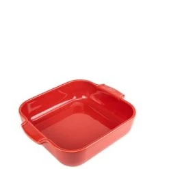 Peugeot Saveurs Plats à Four Plat à Four Carré En Céramique Blanche 28x28cm -Accessoires de cuisson Soldes plat a four carre en ceramique rouge 28x28cm