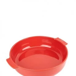 Accessoires de cuisson Soldes -Accessoires de cuisson Soldes plat a four rond en ceramique rouge d34cm 4