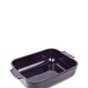 Peugeot Saveurs Plats à Four Plat Four Céramique Rectangle Aubergine 25cm -Accessoires de cuisson Soldes plat four ceramique rectangle aubergine 25cm