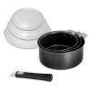 Cuisinox Série 3 Casseroles 16-18-20cm, 3 Couvercles Et 1 Poignée En Aluminium -Accessoires de cuisson Soldes serie 3 casseroles 16 18 20cm 3 couvercles et 1 poignee en aluminium 4