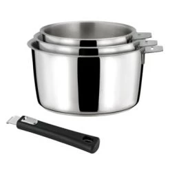 Cuisinox Série De 3 Casseroles 16/18/20cm -Accessoires de cuisson Soldes serie de 3 casseroles 16 18 20cm 16