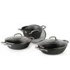BOJ Set De 2 Casseroles Et 1 Marmite Hollandaise -Accessoires de cuisson Soldes set de 2 casseroles et 1 marmite hollandaise