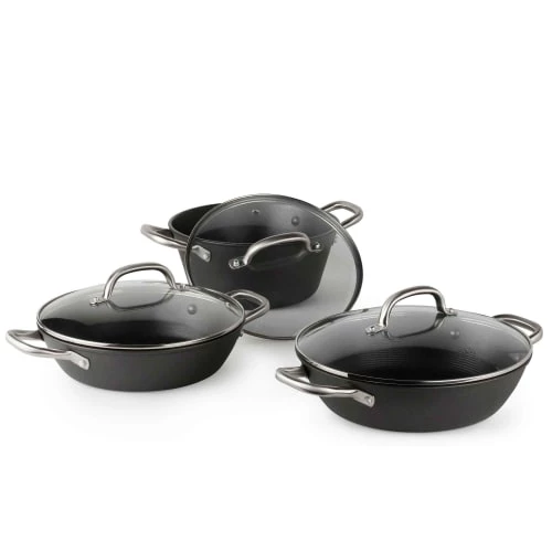 BOJ Set De 2 Casseroles Et 1 Marmite Hollandaise 3 BOJ Set De 2 Casseroles Et 1 Marmite Hollandaise