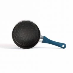 Livoo Set De 3 Casseroles Aspect Pierre En Aluminium Bleu -Accessoires de cuisson Soldes set de 3 casseroles aspect pierre en aluminium bleu 2