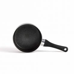 Livoo Set De 3 Casseroles Aspect Pierre En Aluminium Noir -Accessoires de cuisson Soldes set de 3 casseroles aspect pierre en aluminium noir 2