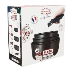 Accessoires de cuisson Soldes -Accessoires de cuisson Soldes set de 4 casseroles pour induction en aluminium 1