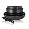 Menastyl Casseroles Set De Cuisson 5 Pièces Pour Induction En Aluminium -Accessoires de cuisson Soldes set de cuisson 5 pieces pour induction en aluminium