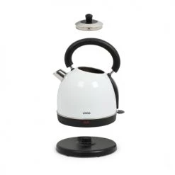 Livoo Accessoires De Cuisson Set Petit Déjeuner Vintage En Acier Inoxydable Blanc -Accessoires de cuisson Soldes set petit dejeuner vintage en acier inoxydable blanc 3