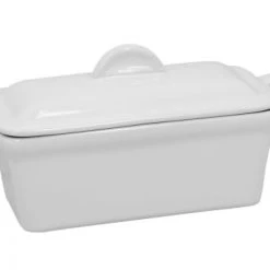 Novastyl Cocottes Terrine Rectangulaire En Grès Noir 24x10cm