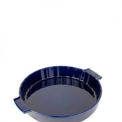 Accessoires de cuisson Soldes 12 Peugeot Saveurs Plats à Four Tourtière Céramique Bleu Profond D28cm