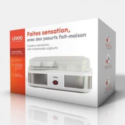 Livoo Accessoires De Cuisson Yaourtière Fromagère En Fibre De Verre Gris -Accessoires de cuisson Soldes yaourtiere fromagere en fibre de verre gris 2
